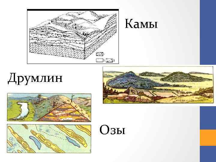 Друмлины: форма рельефа и происхождение