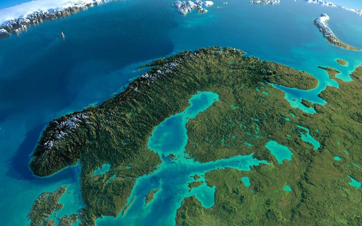 Скандинавский полуостров средиземное море