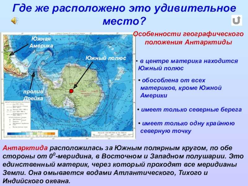 Исследования материка антарктида. Географическое положение материка Антарктида. Характеристика географического положения Антарктиды. Географические характеристики Антарктиды. Географическое положение Антарктиды на карте.