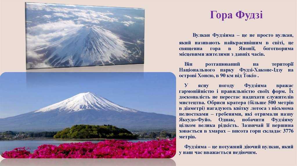 Священная гора фудзияма