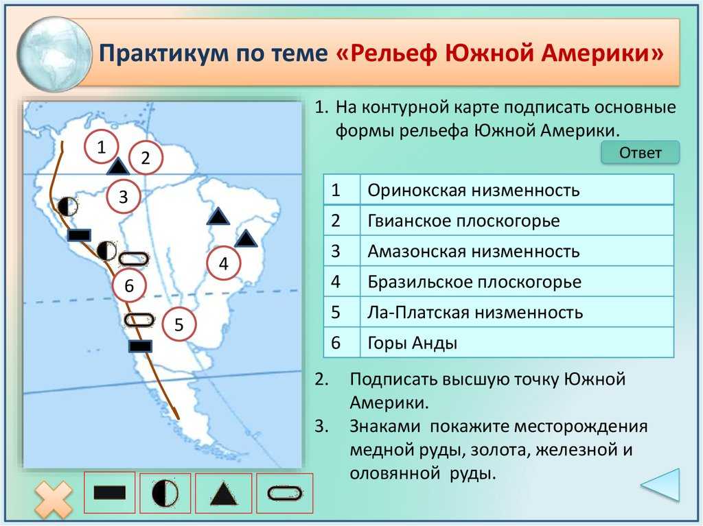 Материк Южная Америка Южная Америка – материк, расположенный в Западном полушарии нашей Планеты Его пересекает линия Экватора и делит этот континент на