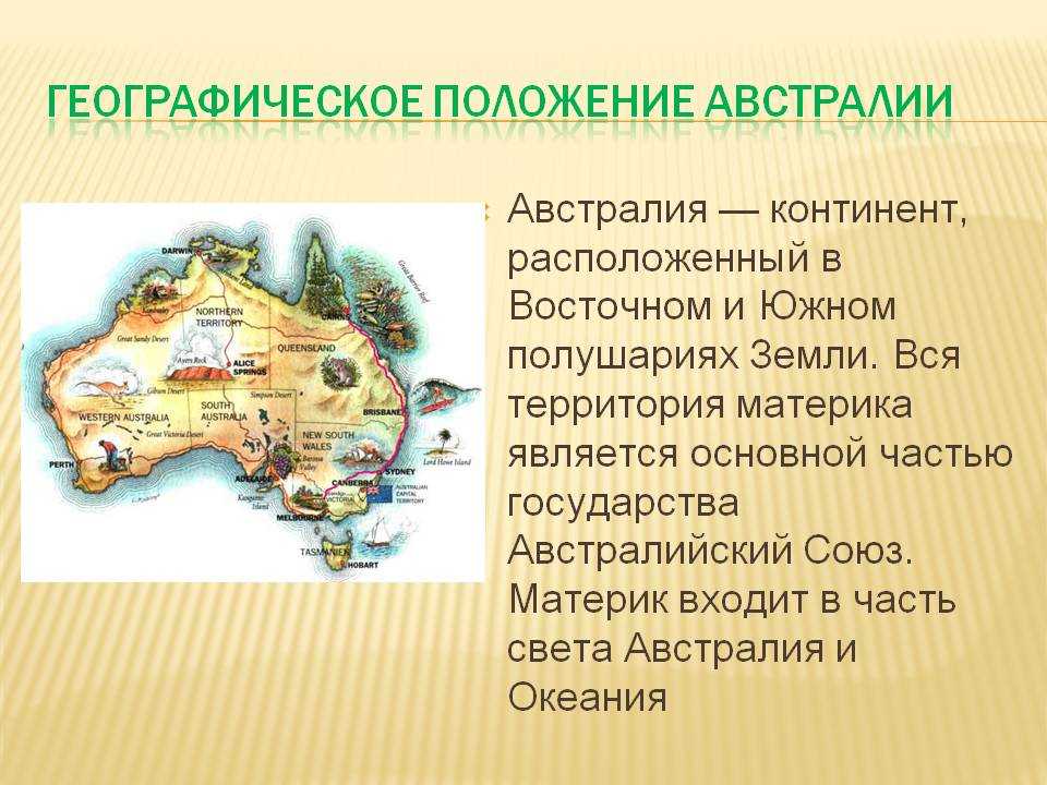 Крайние точки австралии
