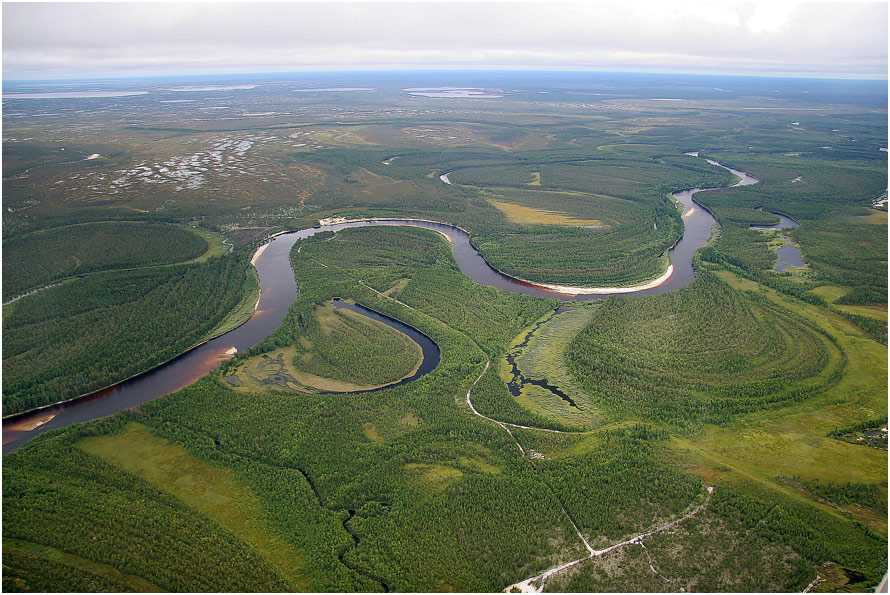 Западно-сибирская равнина - географическое положение, структура