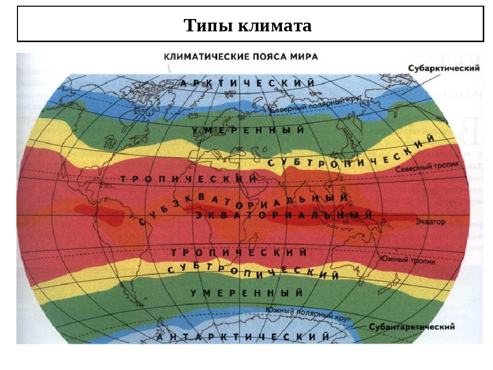Умеренный пояс: географическое положение, карты и таблицы
