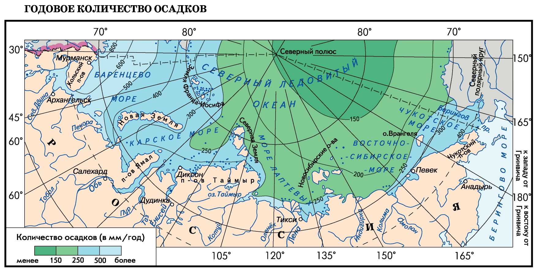 Арктический климат россии и мира – осадки, характеристики, природные зоны