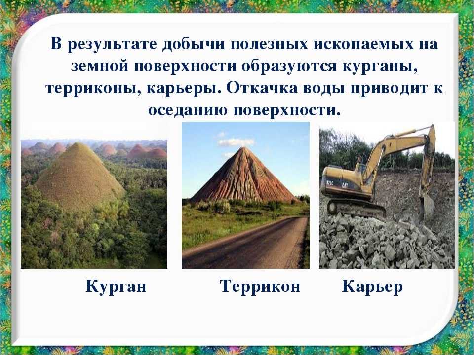 Террикон: форма рельефа, созданная деятельностью человека - особенности и значение