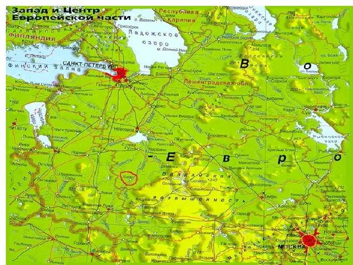 Валдайская возвышенность  описание и фото - россия - северо-запад : валдай