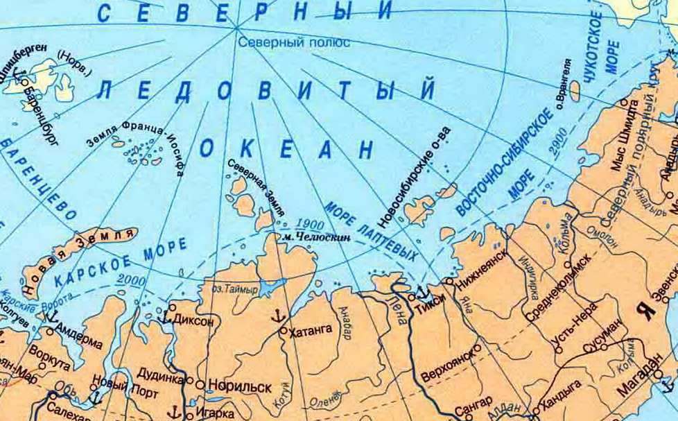 § 2. моря, омывающие берега россии