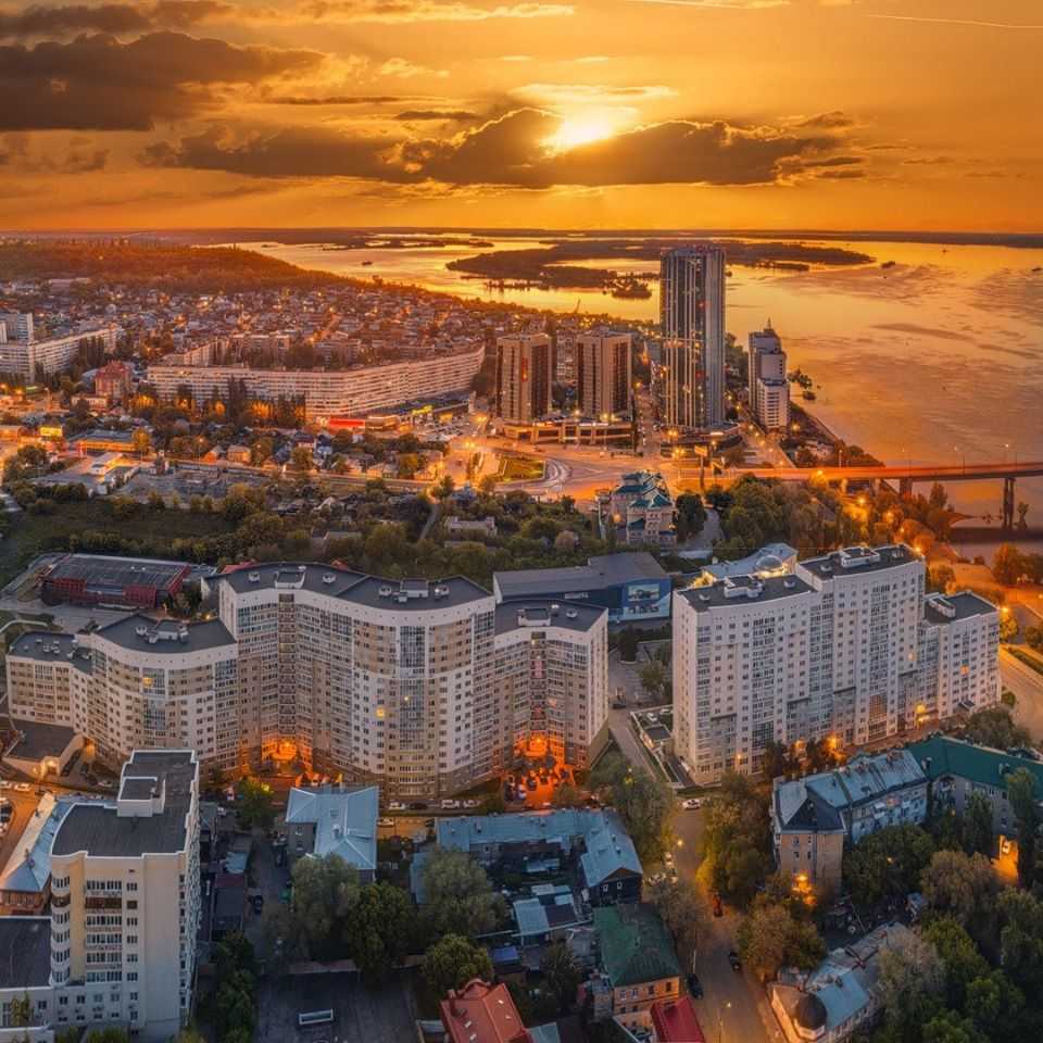 Какие города находятся на широте саратова