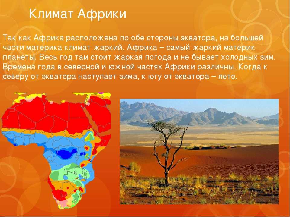 Материк африка описание, рельеф, климат