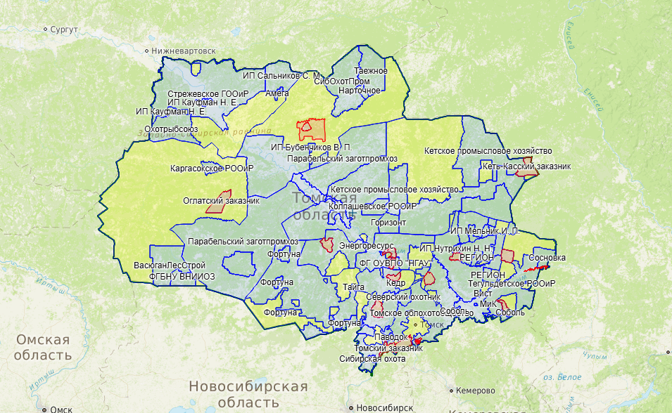 Huntmap. Карта охотугодий Томской области. Общедоступные охотничьи угодья Томской области карта. Охотничьи угодья Томского района. Карта охотугодий Томской области Бакчарский район.