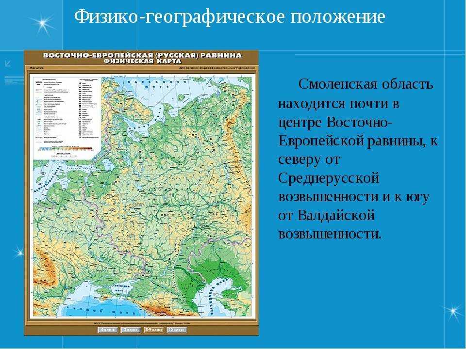 В какой области находится смоленск