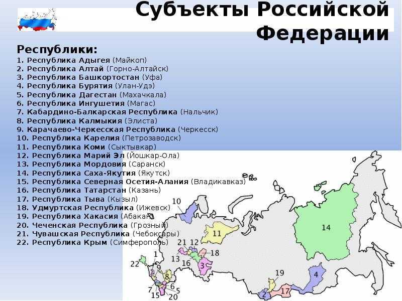 Особенности центральной части россии