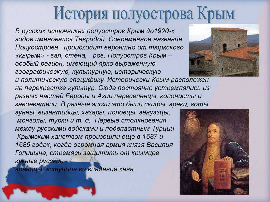 Крым история и современность якласс
