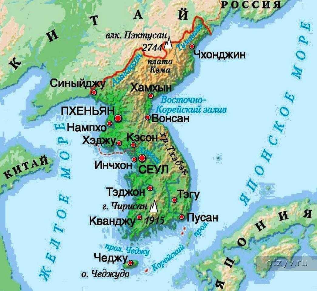 Расположение, климат и ландшафт кореи - кореяпедия