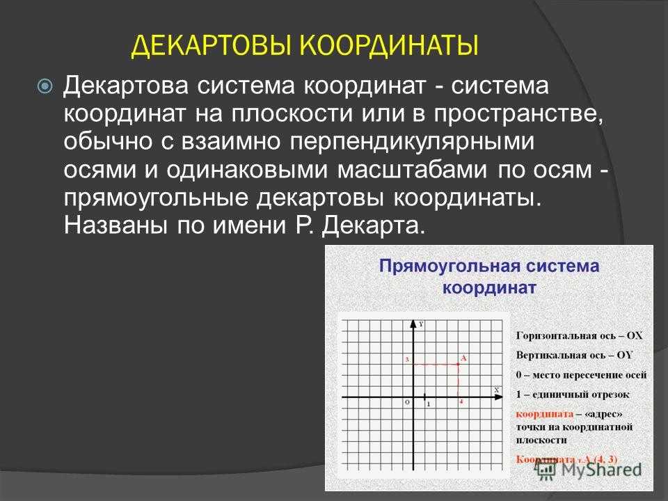 Вертикальная координата 5. Прямоугольная декартовая система координат. Декартова система координат на плоскости. Декартовы координаты. Прямоул система координат в декартовой.