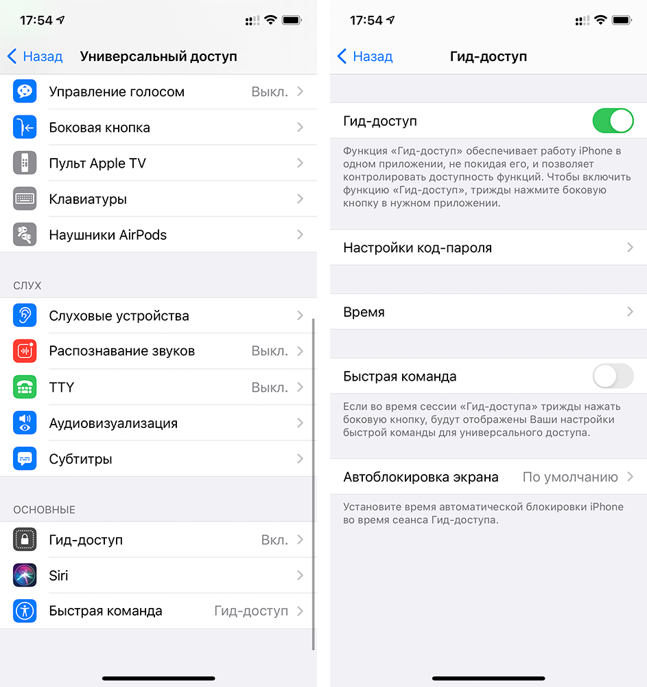 Гид-доступ на iphone — что это и как настроить