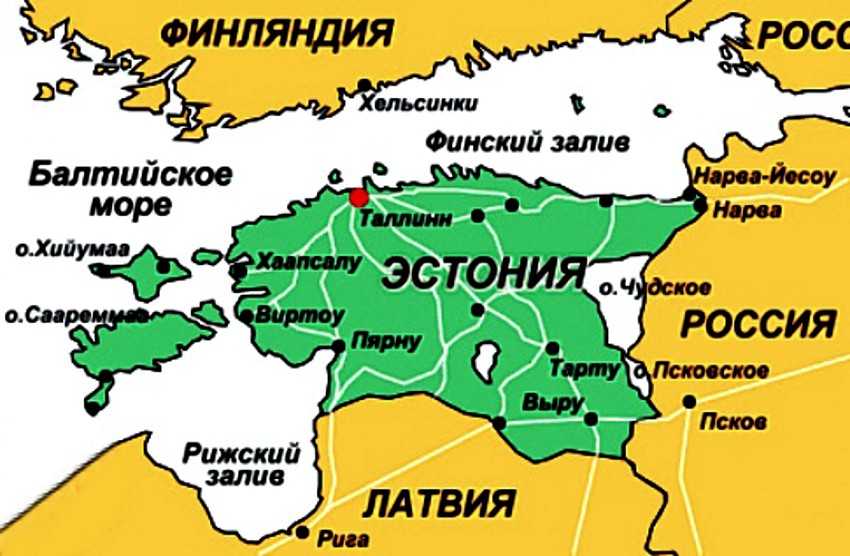 Эстония : доклад : география, экономическая география