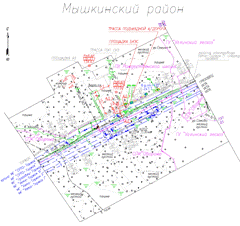 Обозначение колодцев на топосъемке