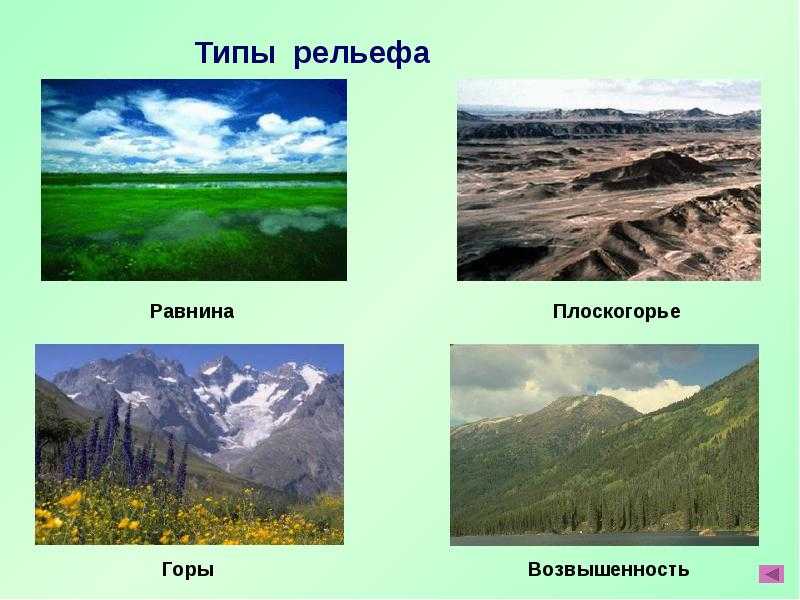 Характеристика рельефа земли: особенности формы и строение