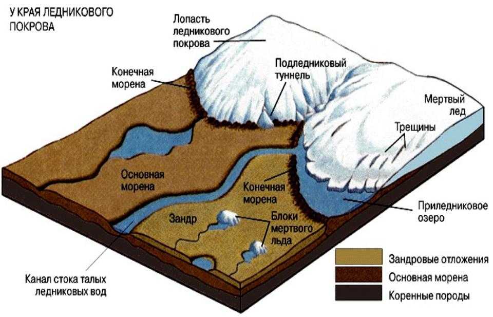 Что такое моренный холмистый рельеф?
