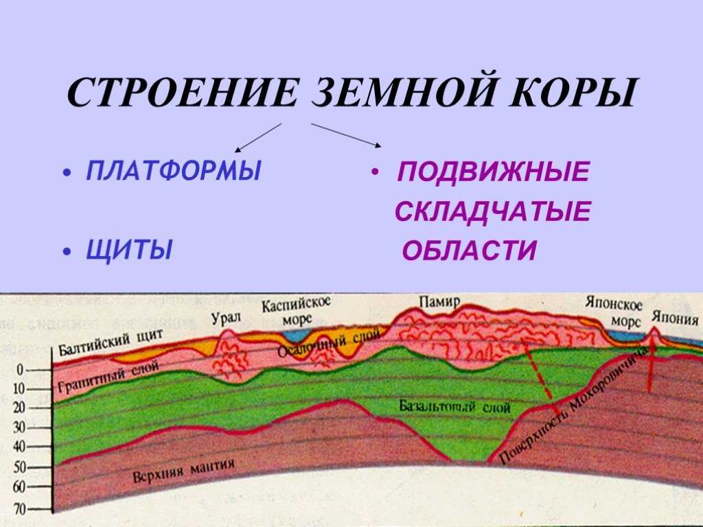 Полезные ископаемые древних и молодых платформ