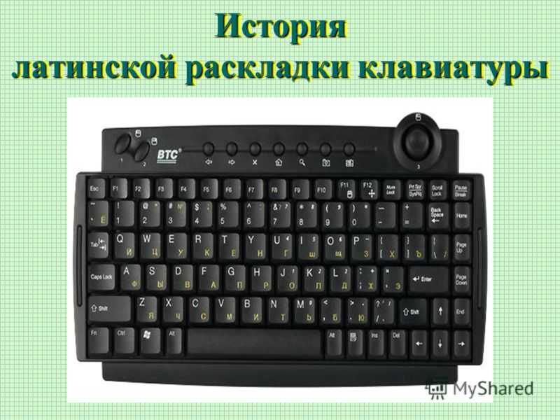 Ввод римских цифр на клавиатуре