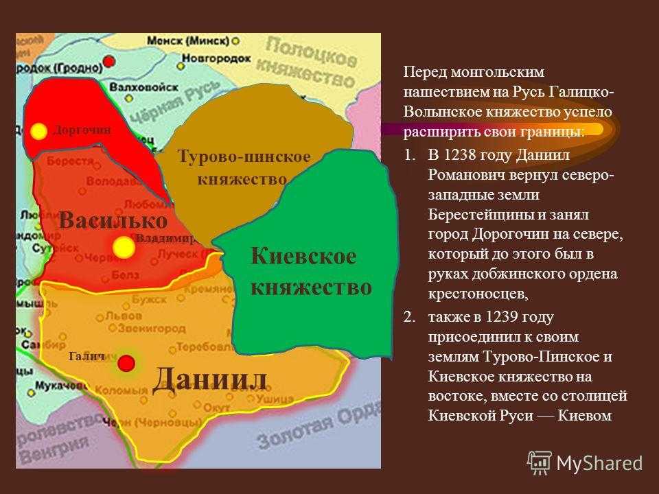 Галицко волынское княжество основное