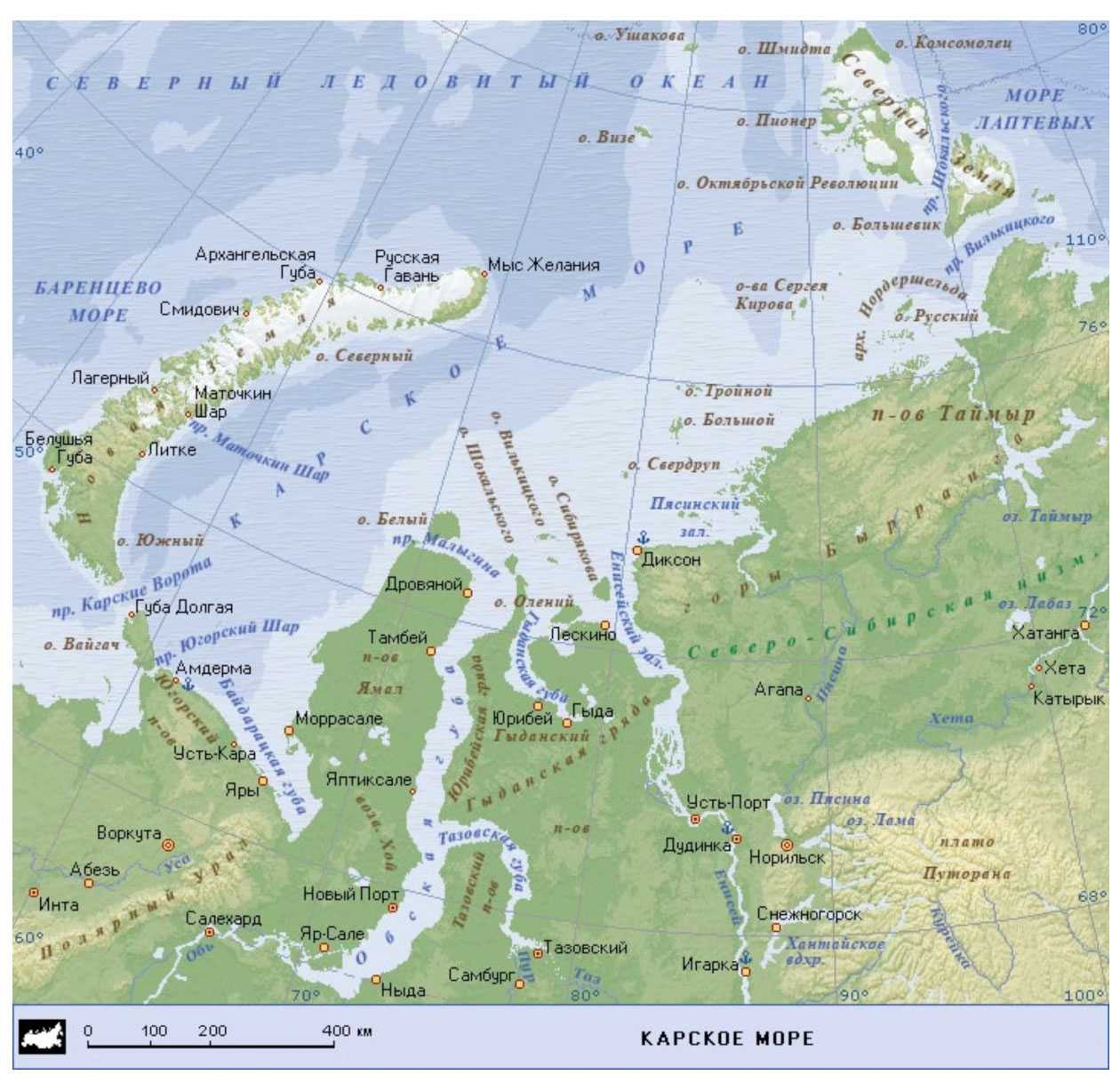 Геокриологические условия мелководного шельфа карского моря - геологоразведка - статьи журнала
