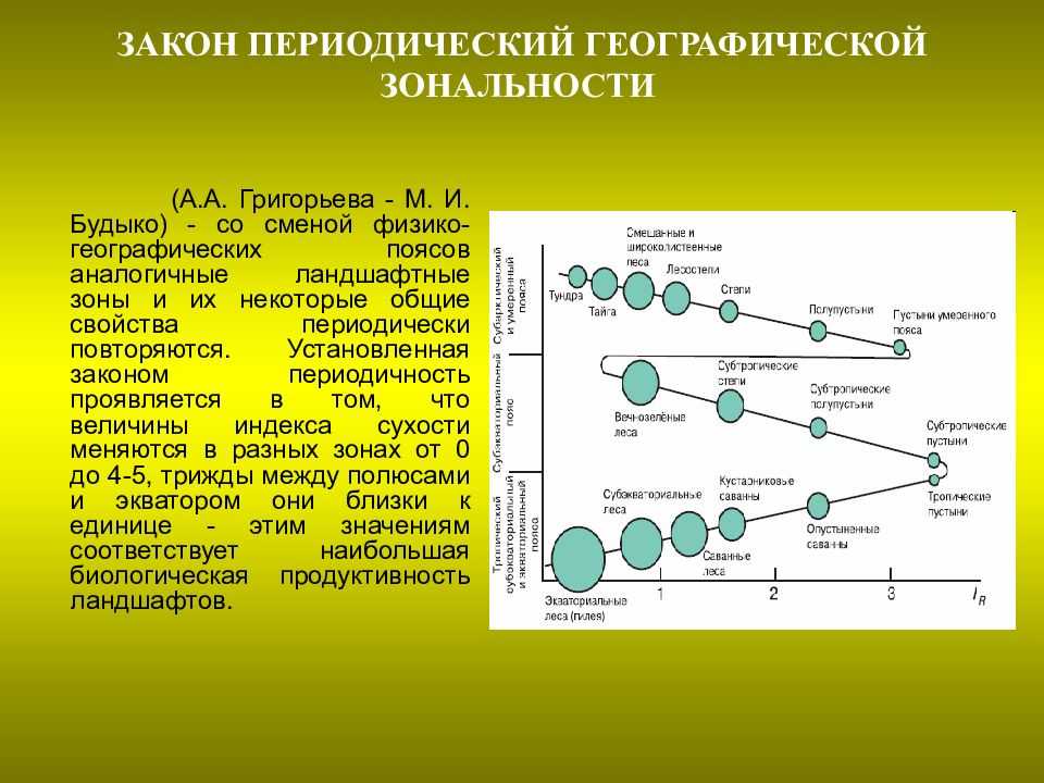 Кто установил закон географической зональности и как его применять