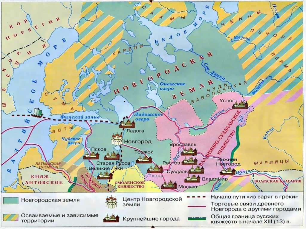 Княжество новгородская земля географическое положение. особенности развития новгородской земли