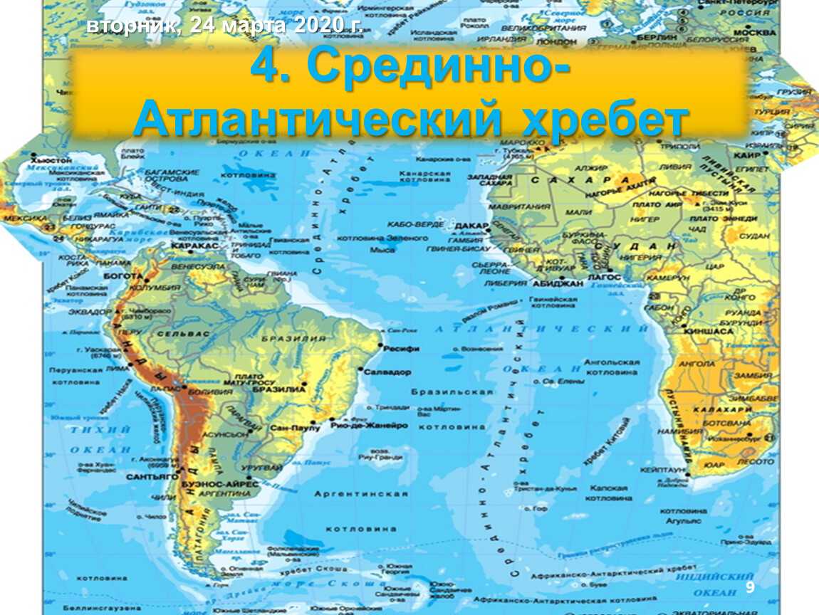 Малые и большие острова атлантического океана