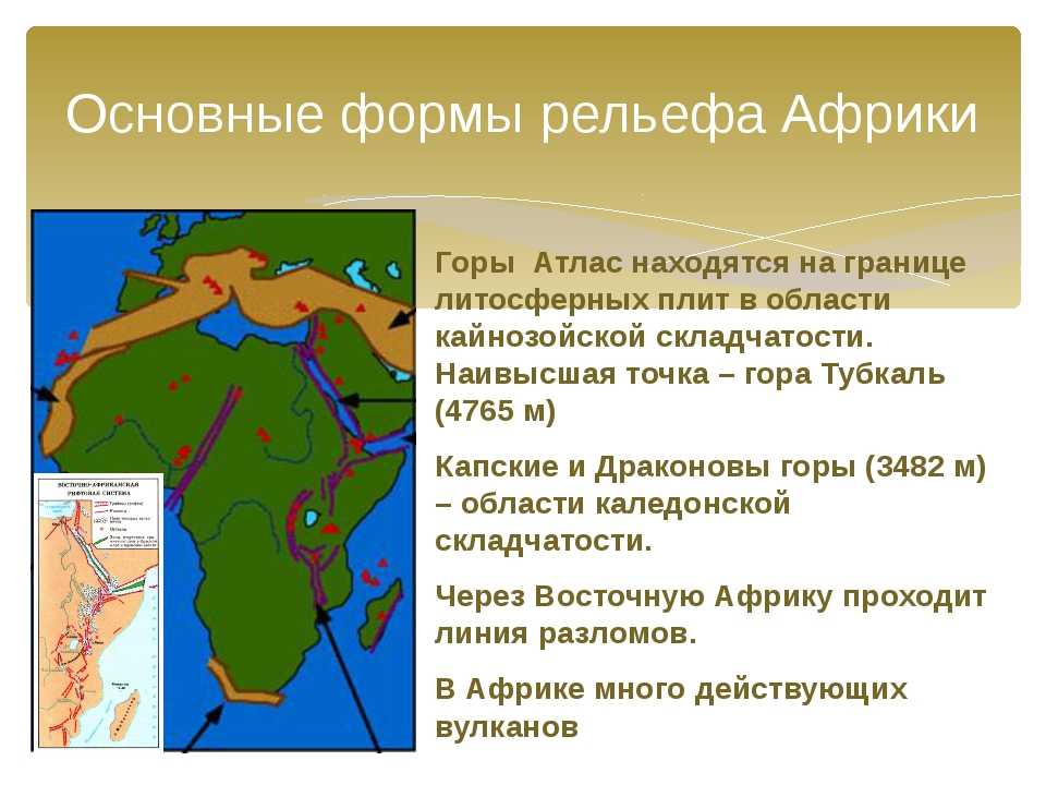 Природные зоны южных материков
