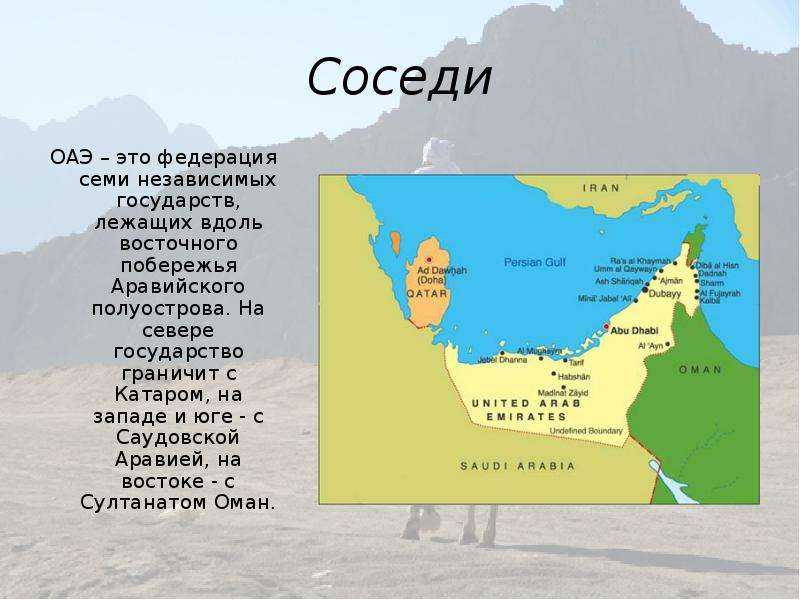 География объединенных арабских эмиратов - geography of the united arab emirates