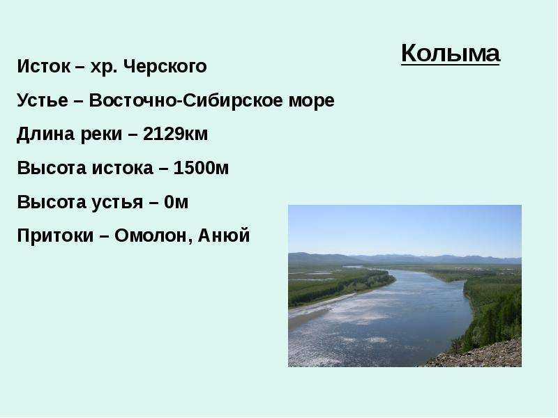 Река лена