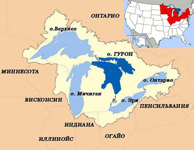 Великие озера северной америки – система, названия и происхождение