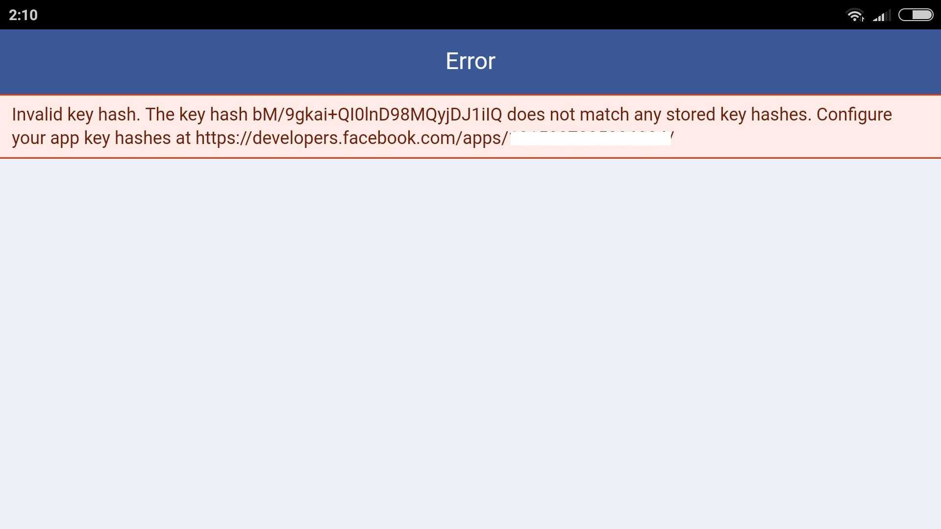 Error authentication failed invalid user or password