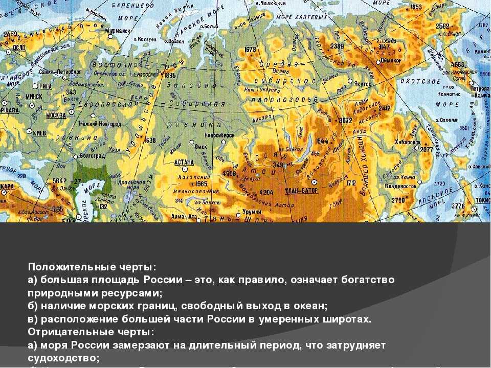 Географические объекты россии 8 класс география