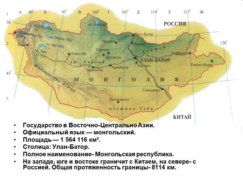 Информация про монголию