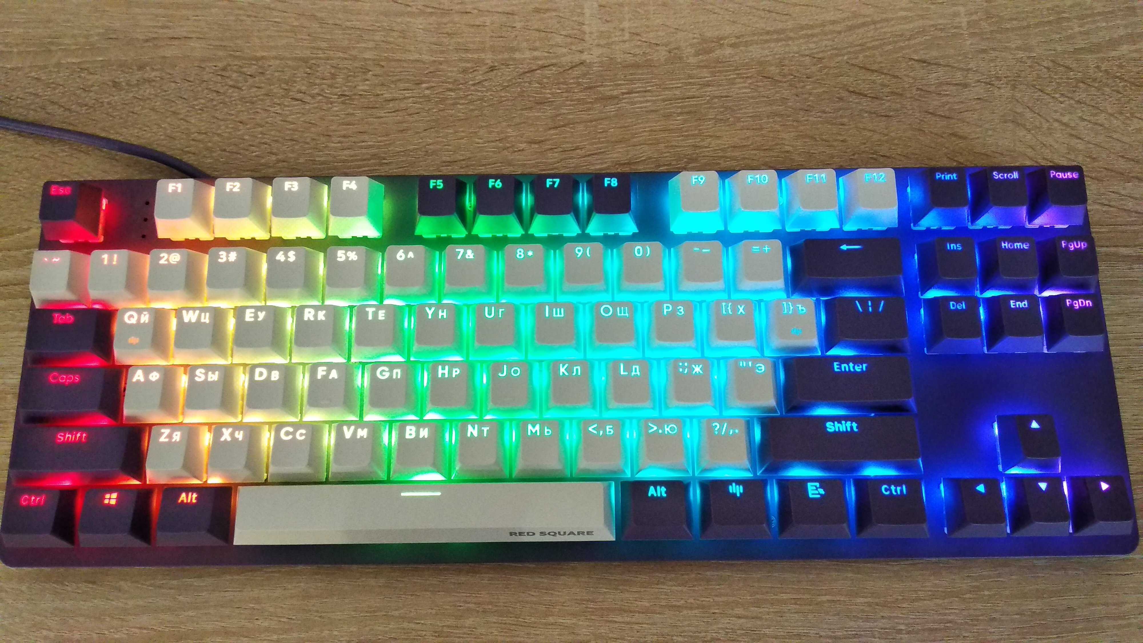 Как настроить подсветку клавиатуры red square keyrox tkl