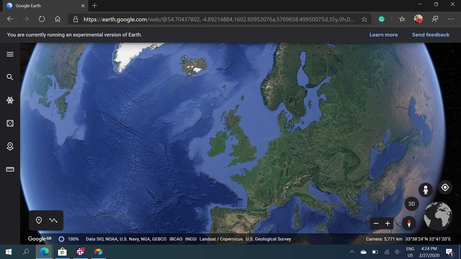Google earth планета — карта спутник онлайн