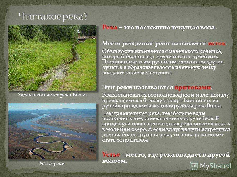 Урок 3: куда текут реки? - 100urokov.ru