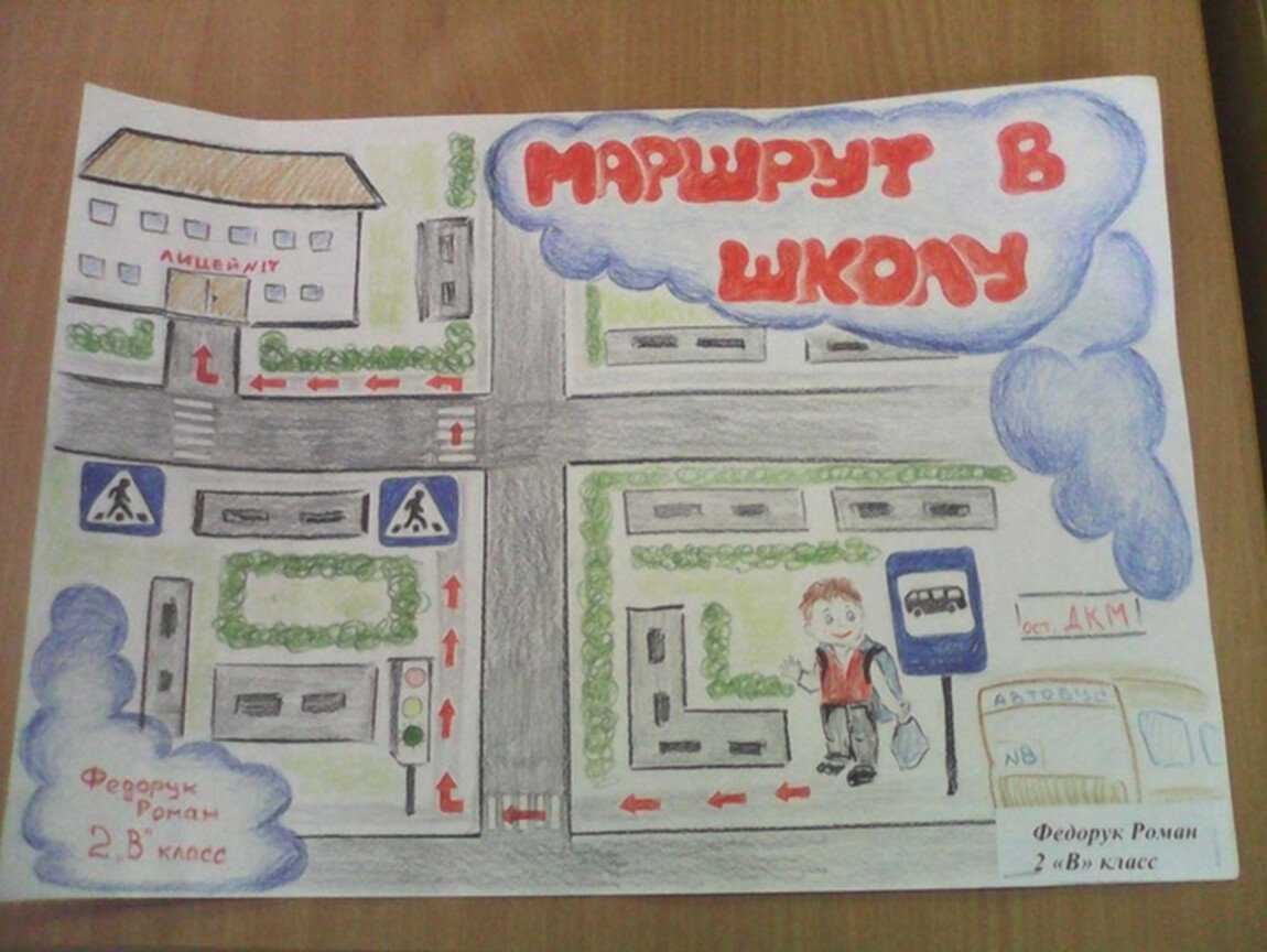 Маршрутный лист образец для школьника