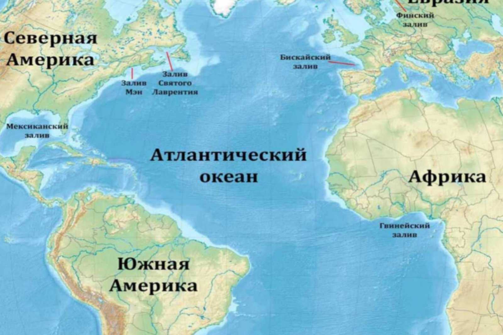 Атлантический океан - путеводитель по морям, океанам и курортам