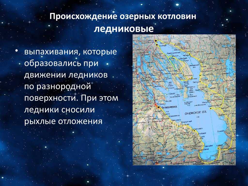 Озера и водохранилища