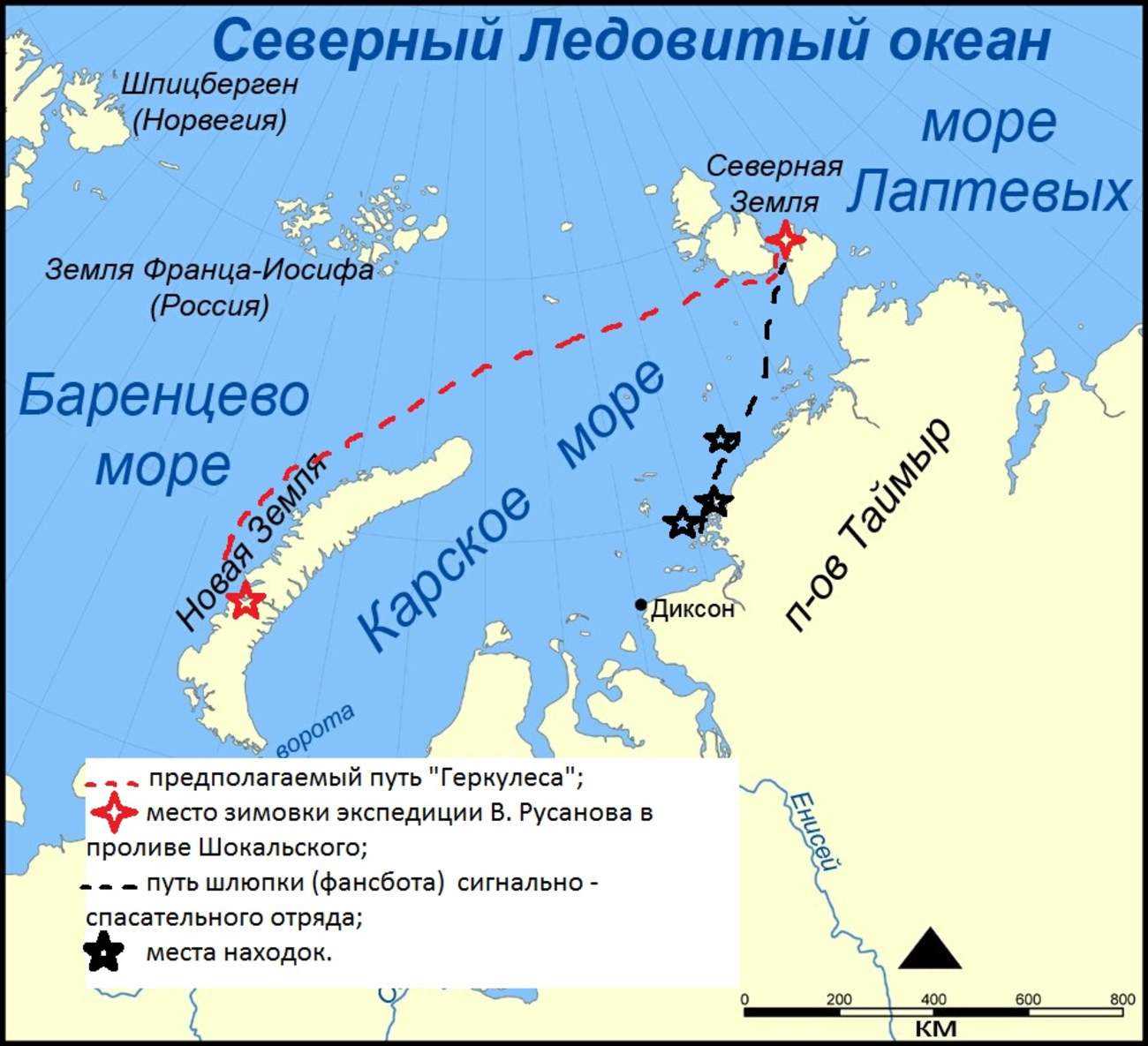 Моря, соединяющие карские ворота