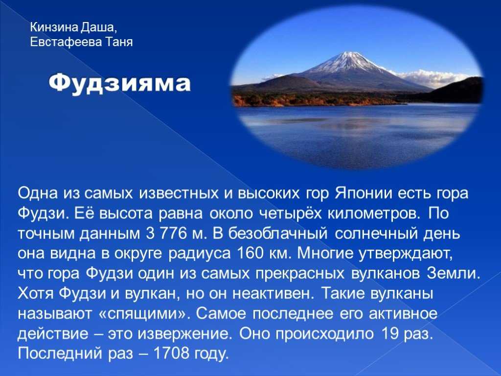 На каком материке находится вулкан фудзияма его абсолютная высота и кординаты - узнавалка.про