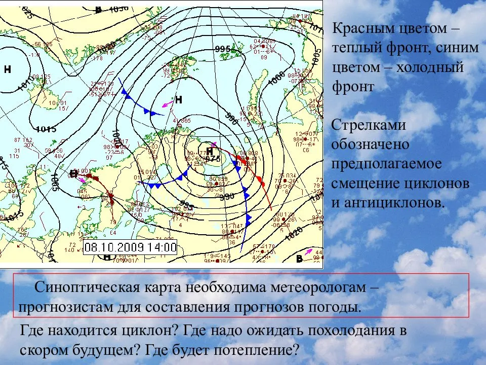 Циклон и антициклон – обозначение, атмосферные фронты, чем отличаются