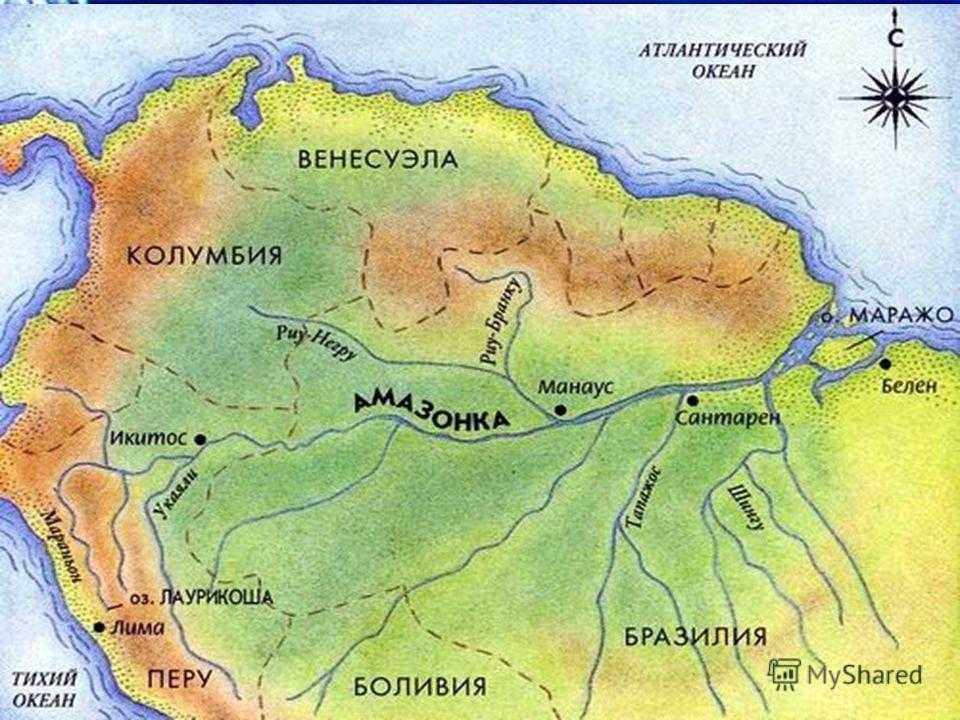 Амазонка какое устье. Река Амазонка на карте Южной Америки. Исток реки Амазонка на карте Южной Америки. Устье реки Амазонка на карте.