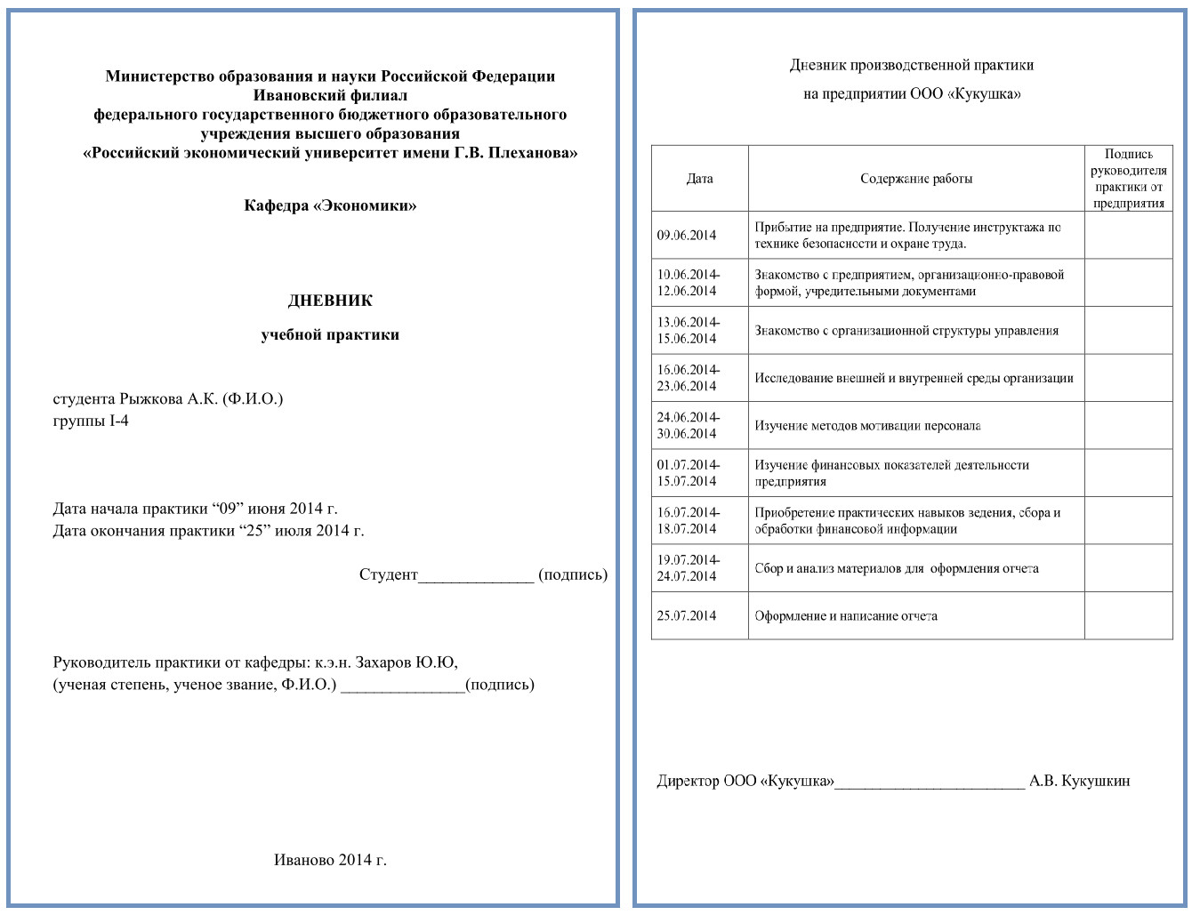 Отчет по производственной практике землеустройство и кадастры: изучение предприятия, специфика методов организации, пример